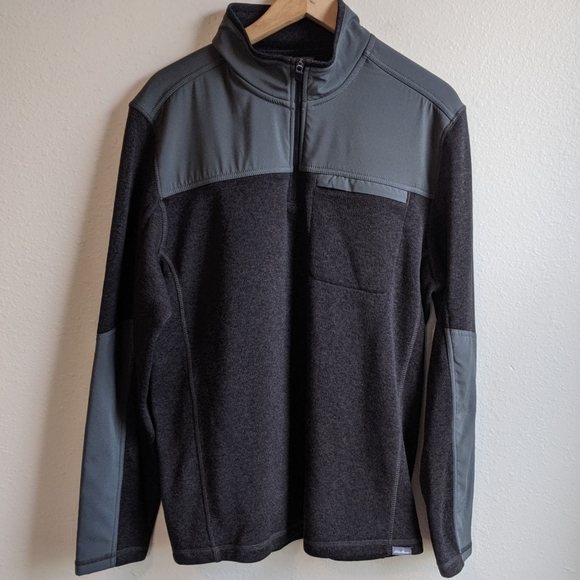 Eddie Bauer Other - Eddie Bauer Fleece Lined 1/4 Zip Pullover - L